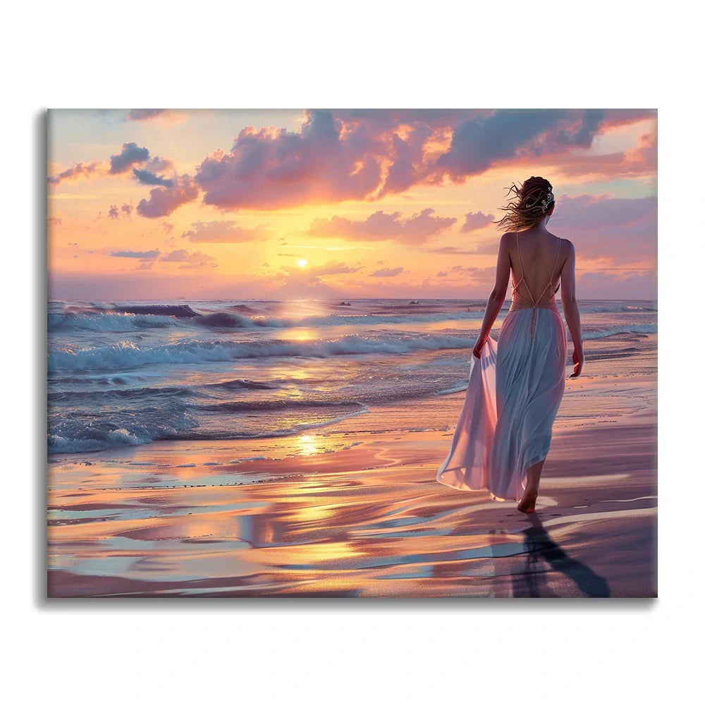 Sunset Beach Walk - Maalaa numeroilla