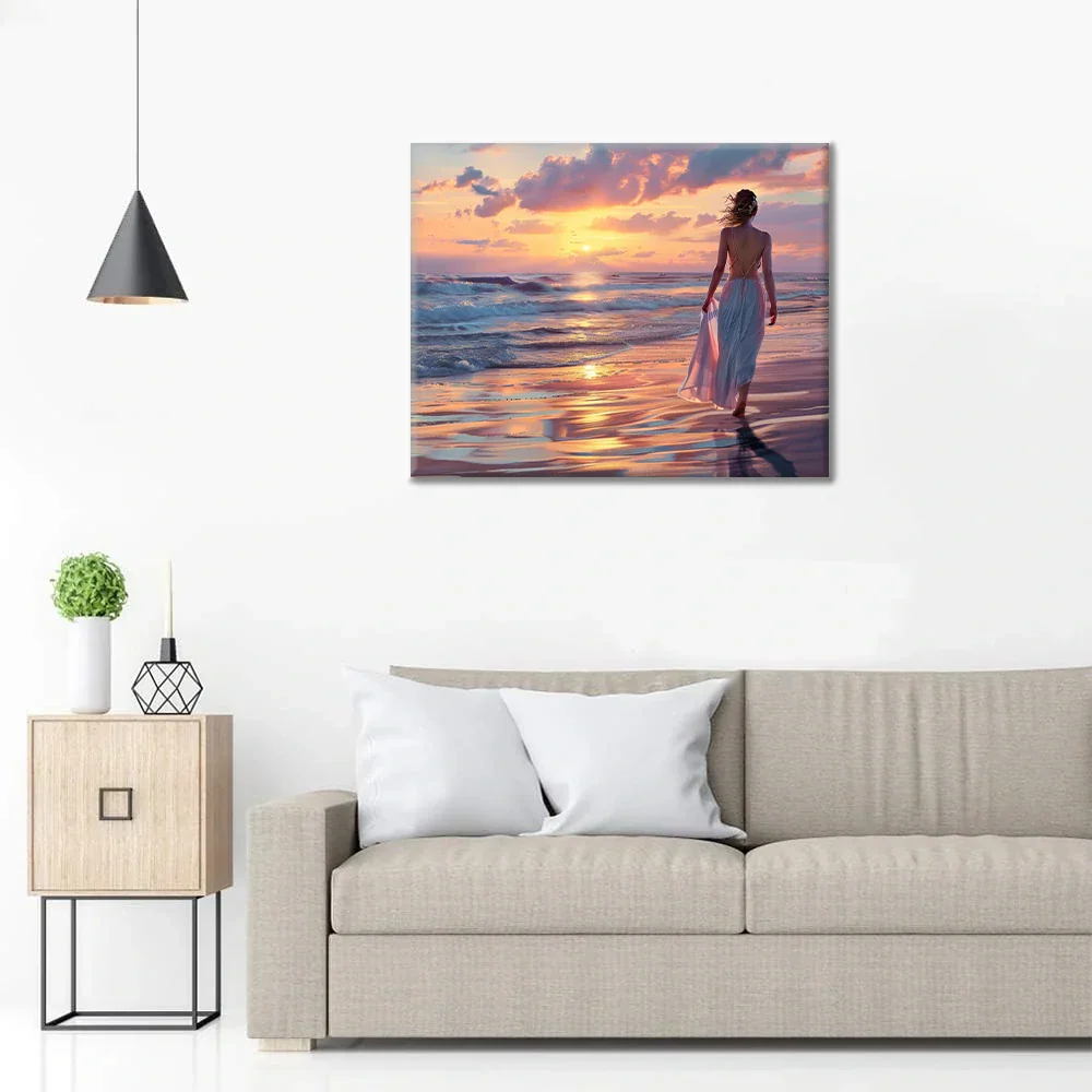 Sunset Beach Walk - Maalaa numeroilla