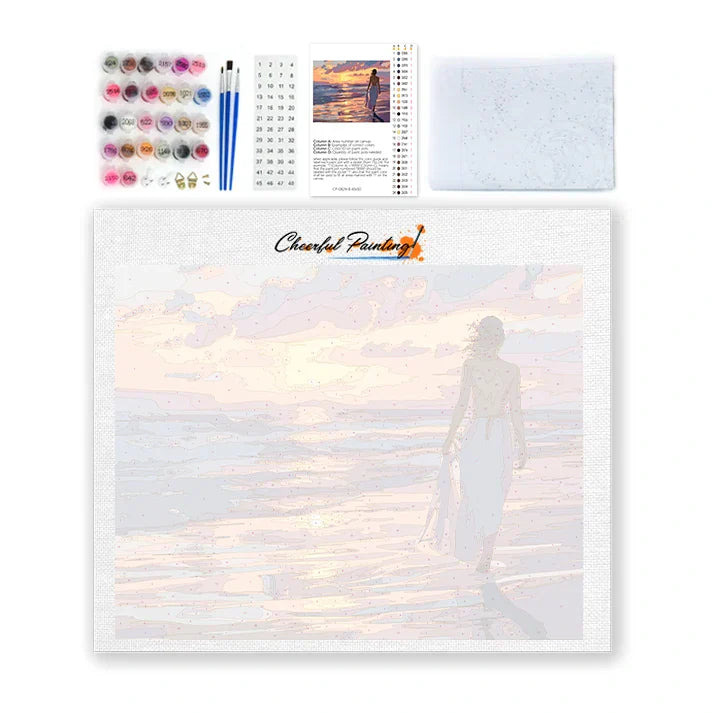 Sunset Beach Walk - Maalaa numeroilla