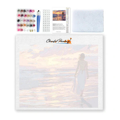 Sunset Beach Walk - Maalaa numeroilla