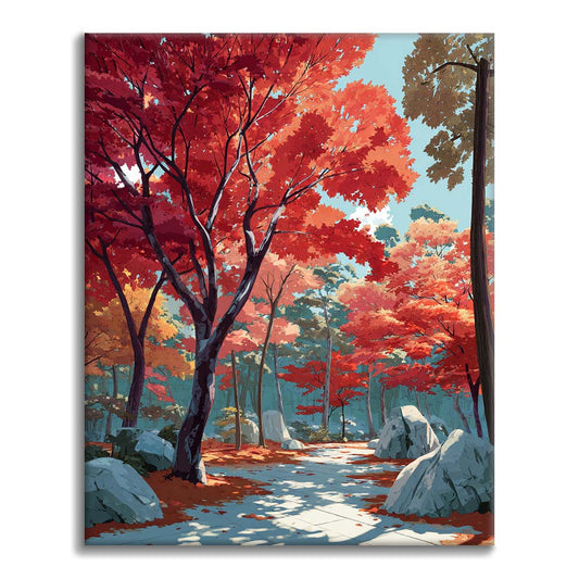 Crimson Pathway - Maalaa numeroilla