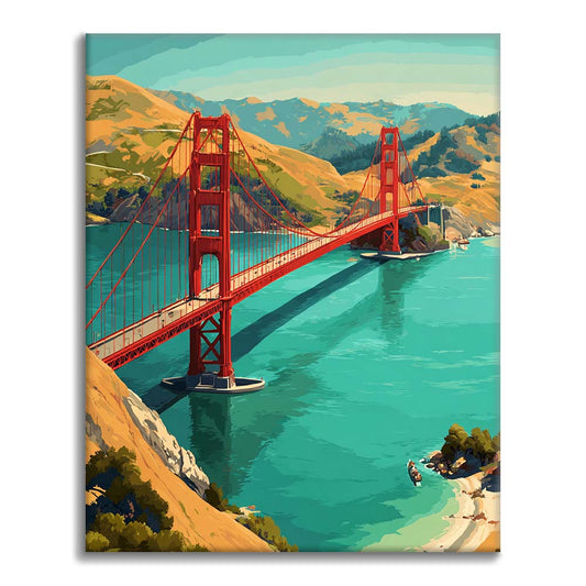 Golden Gate Serenity - Maalaa numeroiden mukaan