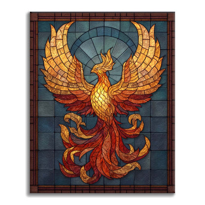 Mosaic Phoenix Rebirth - Maalaa numeroiden mukaan