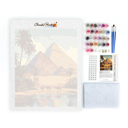 Gizan pyramidit - Maalaa numeroiden mukaan