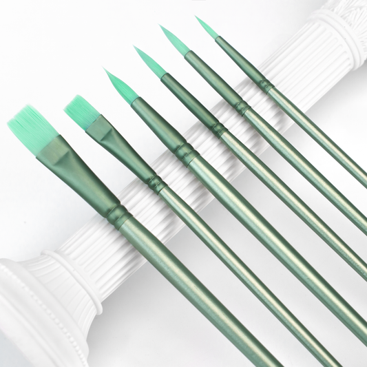 Nylon harjasetti (6 kpl)