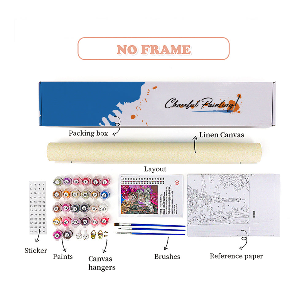 Jouluajelu – Maalaus numeroiden mukaan